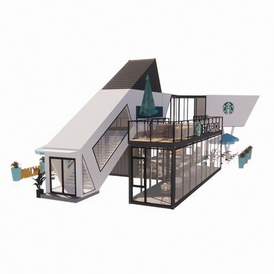 Straßengebäude Prefab Container Hotelküchen für Prefab-Büro und Mobilheime