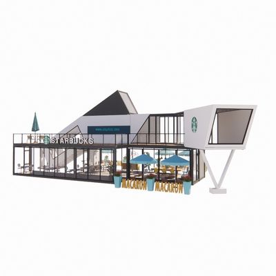 Straßengebäude Prefab Container Hotelküchen für Prefab-Büro und Mobilheime