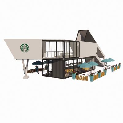 Straßengebäude Prefab Container Hotelküchen für Prefab-Büro und Mobilheime