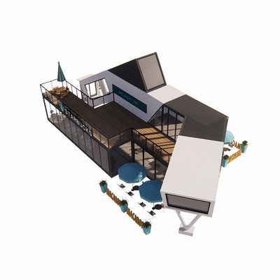 Straßengebäude Prefab Container Hotelküchen für Prefab-Büro und Mobilheime