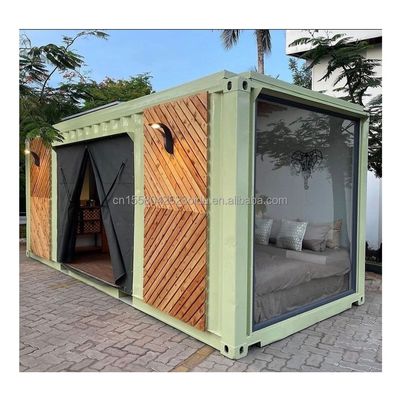 Aluminiumlegierung Fenster 20ft40ft 2 Schlafzimmer Container Glas Tür Vorgefertigte Wohn Container Haus Zuhause Studio für Studio