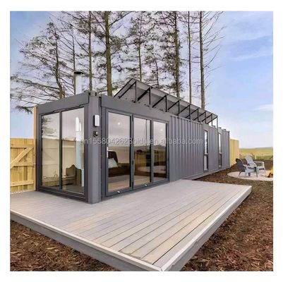 Aluminiumlegierung Fenster 20ft40ft 2 Schlafzimmer Container Glas Tür Vorgefertigte Wohn Container Haus Zuhause Studio für Studio