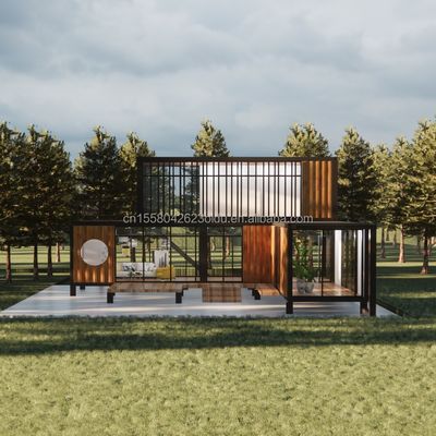 Bewegliches Stahlcontainerhaus für Büros und öffentliche Toiletten