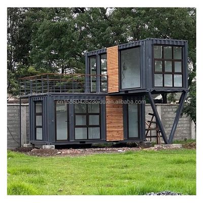 Aluminiumlegierung Fenster 20ft40ft 2 Schlafzimmer Container Glas Tür Vorgefertigte Wohn Container Haus Zuhause Studio für Studio