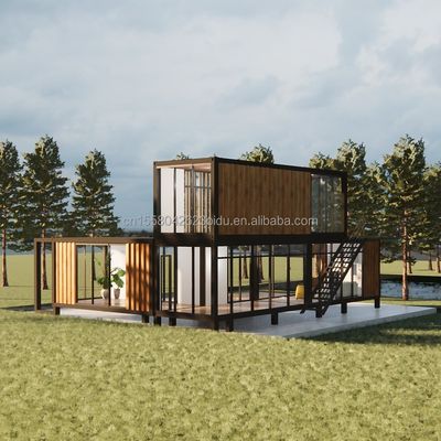 Bewegliches Stahlcontainerhaus für Büros und öffentliche Toiletten