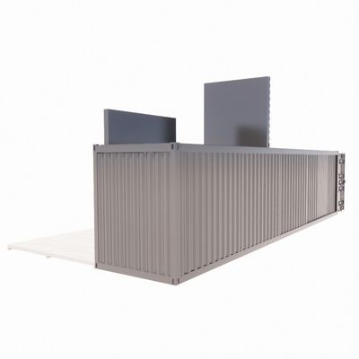 Wand 50/75/100mm Wellen Sandwich Panel Portable House Mobilheime Vorgefertigte Versandcontainer Bar Aluminiumlegierung Fenster