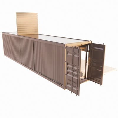 Wand 50/75/100mm Wellen Sandwich Panel Portable House Mobilheime Vorgefertigte Versandcontainer Bar Aluminiumlegierung Fenster