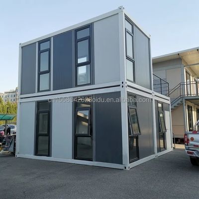 Abnehmbarer, ausdehnbarer 20 Fuß großer Garten Hotel Mobilhaus Holz Studio Flat Container für Hotel Stahlkonstruktion Rahmen geschweißt