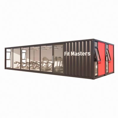 40ft Prefab Shipping Container Bar mit 50/75/100mm Wellen Sandwich Panel Wände