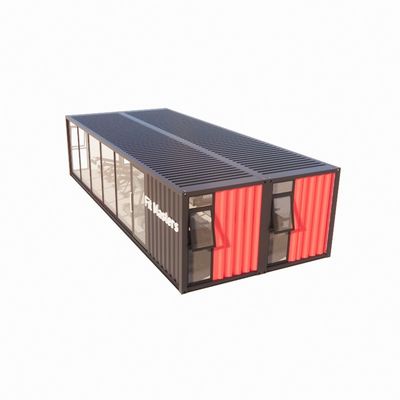40ft Prefab Shipping Container Bar mit 50/75/100mm Wellen Sandwich Panel Wände