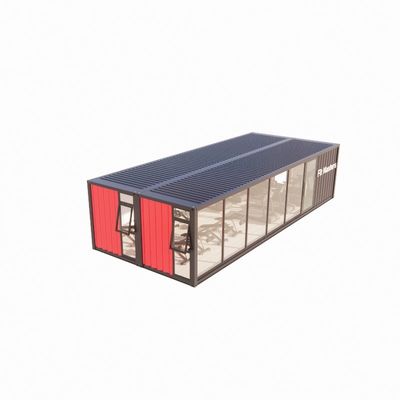 40ft Prefab Shipping Container Bar mit 50/75/100mm Wellen Sandwich Panel Wände