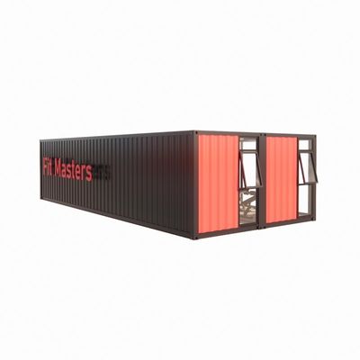 40ft Prefab Shipping Container Bar mit 50/75/100mm Wellen Sandwich Panel Wände