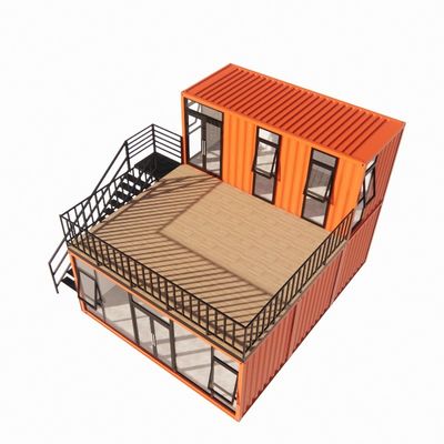 Vorgefertigter Versandbehälter Pop-Up-Coffee-Shop Restaurant Wandoptionen von 50/75/100mm Welle Sandwich-Panel