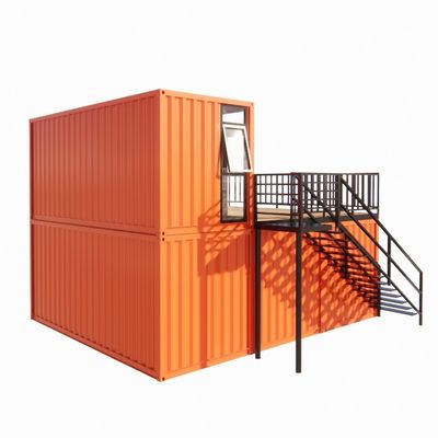 Vorgefertigter Versandbehälter Pop-Up-Coffee-Shop Restaurant Wandoptionen von 50/75/100mm Welle Sandwich-Panel