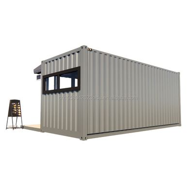 Shop 20ft vorgefertigte Container Bar mit 50/75/100mm Welle Sandwich Panel Wände tragbar und einfach zu installieren