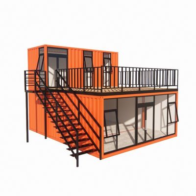 Vorgefertigter Versandbehälter Pop-Up-Coffee-Shop Restaurant Wandoptionen von 50/75/100mm Welle Sandwich-Panel