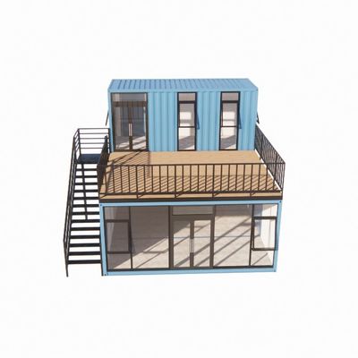 Prefab Shipping Container Bar Pop Up Coffee Shop Restaurant Mobile Container Bar mit galvanisiertem Stahl biegsamer Stahlrahmen 180g