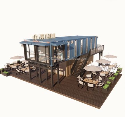 Flat Pack Container Häuser mit modernem Design Stil tragbar und vielseitig