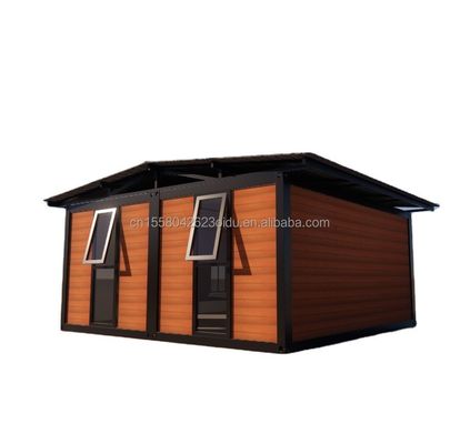 Entfernbare Sandwich-Panels Flat Pack Vorgefertigtes Gartenhaus für einfache Montage und Transport in 20ft oder 40ft Container