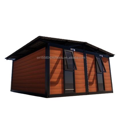 Entfernbare Sandwich-Panels Flat Pack Vorgefertigtes Gartenhaus für einfache Montage und Transport in 20ft oder 40ft Container