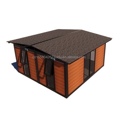 Entfernbare Sandwich-Panels Flat Pack Vorgefertigtes Gartenhaus für einfache Montage und Transport in 20ft oder 40ft Container