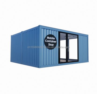 2023 Vorgefertigte modulare Containerhäuser mit Fenstern aus Aluminiumlegierung und galvanisierten Quadratrohren aus Stahl