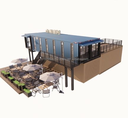 Flat Pack Container Häuser mit modernem Design Stil tragbar und vielseitig