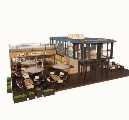 Flat Pack Container Häuser mit modernem Design Stil tragbar und vielseitig