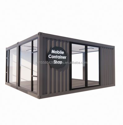 2023 Vorgefertigte modulare Containerhäuser mit Fenstern aus Aluminiumlegierung und galvanisierten Quadratrohren aus Stahl