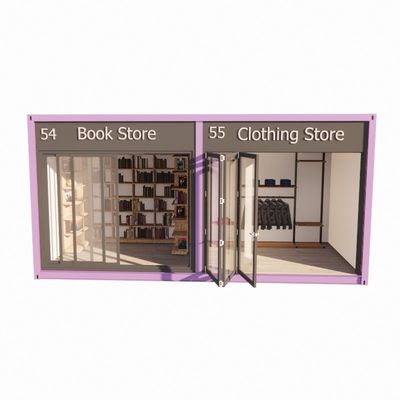 20ft Container Pop Up Coffee Shop Restaurant Mobile Container Bar mit modernem Design und individueller Farbe
