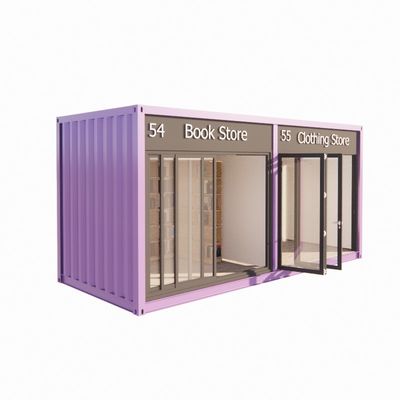 20ft Container Pop Up Coffee Shop Restaurant Mobile Container Bar mit modernem Design und individueller Farbe