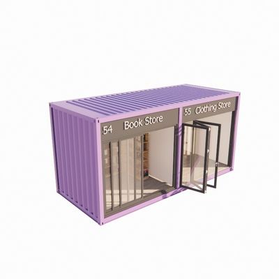 20ft Container Pop Up Coffee Shop Restaurant Mobile Container Bar mit modernem Design und individueller Farbe