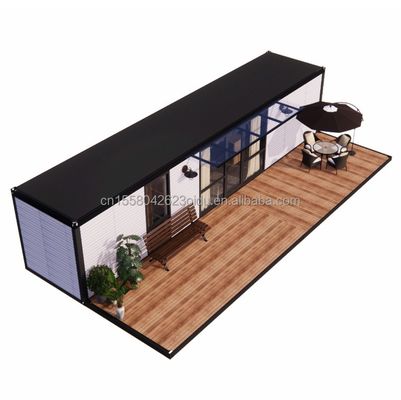Hotel 20ft abnehmbare Mini-Sandwich-Panel Stahl vorgefertigte Flat Pack vorgefertigte kleine modulare Gartenhaus-Kit