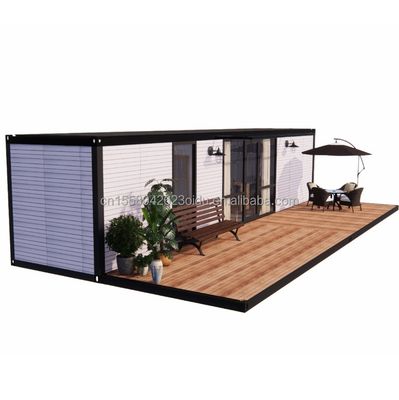 Hotel 20ft abnehmbare Mini-Sandwich-Panel Stahl vorgefertigte Flat Pack vorgefertigte kleine modulare Gartenhaus-Kit