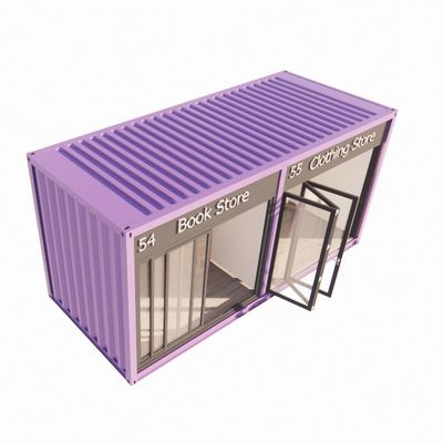 20ft Container Pop Up Coffee Shop Restaurant Mobile Container Bar mit modernem Design und individueller Farbe
