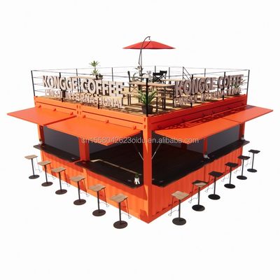 Shop Mini 20ft Pop-up Store Container Bar Stall mit robustem modularen Design und Wand 50/75/100mm Welle Sandwich Panel