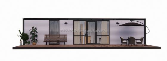 Hotel 20ft abnehmbare Mini-Sandwich-Panel Stahl vorgefertigte Flat Pack vorgefertigte kleine modulare Gartenhaus-Kit