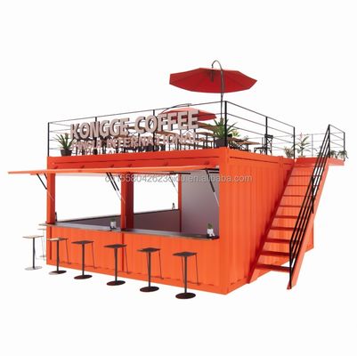 Shop Mini 20ft Pop-up Store Container Bar Stall mit robustem modularen Design und Wand 50/75/100mm Welle Sandwich Panel