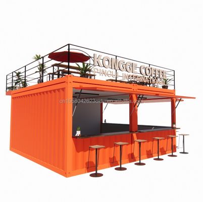 Shop Mini 20ft Pop-up Store Container Bar Stall mit robustem modularen Design und Wand 50/75/100mm Welle Sandwich Panel