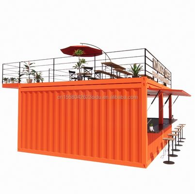 Shop Mini 20ft Pop-up Store Container Bar Stall mit robustem modularen Design und Wand 50/75/100mm Welle Sandwich Panel