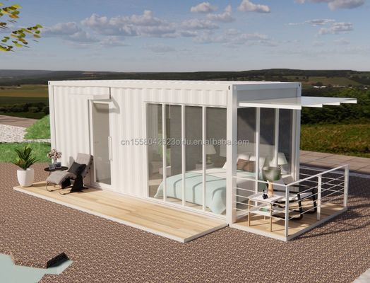 20ft Stahlrahmen Galvanisiertes Stahl biegen 180g Badezimmer Containerhaus Bewegliches Fertighaus für Produkte