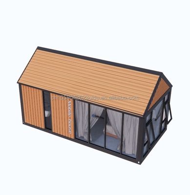 Erleben Sie den höchsten Komfort in einem 2-Zimmer-Holzhaus-Hotel mit Wand 50/75/100mm Wellen-Sandwich-Panel