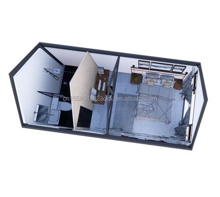 Erleben Sie den höchsten Komfort in einem 2-Zimmer-Holzhaus-Hotel mit Wand 50/75/100mm Wellen-Sandwich-Panel