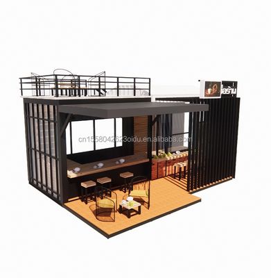 Aluminiumlegierung Fenster Fertigversand Mobilkaffeeshop Container Bargeschäfte für anpassbare Layout