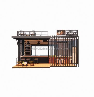 Aluminiumlegierung Fenster Fertigversand Mobilkaffeeshop Container Bargeschäfte für anpassbare Layout