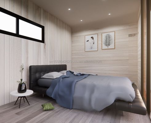 Familienwohnung Holzboden 20ft Strand Ferienhaus spezielle Form Haus mit individueller Farbe und schnelle Installation