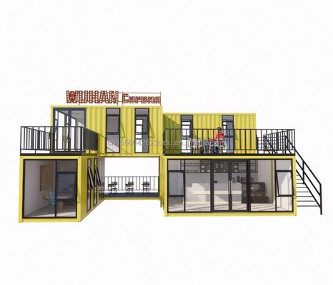 50/75/100mm Wave Sandwich Panel Behälter für Hotel Custom Made Bar Cafe Restaurant Shop Versand Container Kaffeehaus