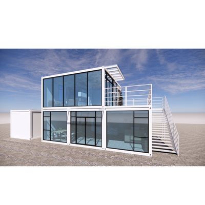 Modernes Design Luxus vorgefertigte Flat Pack Container Hotelküchen mit 50/75/100mm Wellen Sandwich Panel Wände