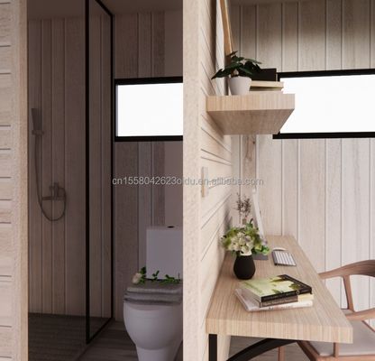 Familienwohnung Holzboden 20ft Strand Ferienhaus spezielle Form Haus mit individueller Farbe und schnelle Installation