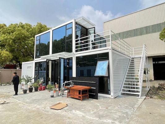 Modernes Design Luxus vorgefertigte Flat Pack Container Hotelküchen mit 50/75/100mm Wellen Sandwich Panel Wände